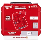 Milwaukee 49-56-9280, 7 PC BIG HAWG with Carbide Teeth Kit