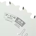 Milwaukee 48-40-0720, 7-1/4" 24T Framing Circular Saw Blade (Blister Pack))