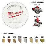 Milwaukee 48-40-0726, 7-1/4" 40T Fine Finish Circular Saw Blade