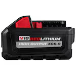 Milwaukee 48-59-1880RCC, M18 High Output XC 8.0 Starter Kit + HO 6.0 Battery + Bag
