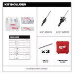 Milwaukee 49-22-4036, 14 pc Hole Dozer Bi-Metal Hole Saw Kit