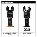 Milwaukee 48-90-9211, Multi-Tool Oscillating Blade Kit (5-Piece)