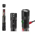 Milwaukee 2161-21, USB Rechargeable 1100L Twist Focus Flashlight