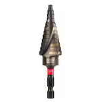 Milwaukee 48-89-9257, SHOCKWAVE Impact Duty Step Drill Bit Electrician Set (#1, #4, #9)