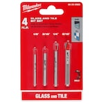 Milwaukee 48-20-8988, 4 pc Glass and Tile Bit Set