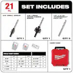 Milwaukee 49-22-4171, HOLE DOZERâ„¢ General-Purpose Hole Saw Kit - 21PC