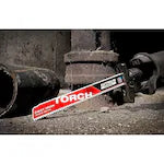 Milwaukee 48-00-5263, 12" 8 TPI TORCH™ with NITRUS™ Carbide for Cast Iron SAWZALL® Blade 1PK