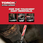 Milwaukee 48-00-5263, 12" 8 TPI TORCH™ with NITRUS™ Carbide for Cast Iron SAWZALL® Blade 1PK