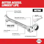 Milwaukee 45-96-9619, 19 mm Flex Head Combination Wrench