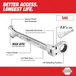 Milwaukee 45-96-9820, 7/8" Flex Head Combination Wrench