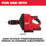 Milwaukee 48-53-2672, 1/4 in. x 50 ft. Inner Core Bulb Head Cable w/ Rust Guard Plating