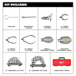 Milwaukee 48-53-3840, Head Attachment Kit For 7/8" Sectional Cable