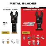 Milwaukee 49-25-1502, OPEN-LOK 1-3/8" TITANIUM ENHANCED CARBIDE TEETH METAL BLADE 2PK