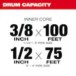 Milwaukee 47-53-2817, Drum w/ Anchor Cable for M18 Drum Machine