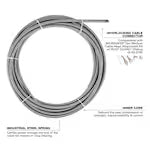 Milwaukee 48-53-2777, 3/8" x 100' Inner Core Cable