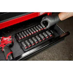 Milwaukee 49-66-6816, SHOCKWAVE Impact Duty™ Socket 3/8” Dr 19PC MM TRAY Set