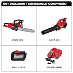 Milwaukee 2727-21HDP, M18 FUEL 16" Chainsaw/Blower Kit (12 Ah)