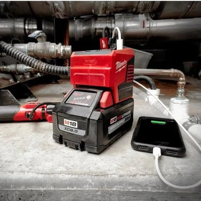 Milwaukee 2846-21HO, M18 TOP-OFF 175W Power Supply + 6.0AH Battery