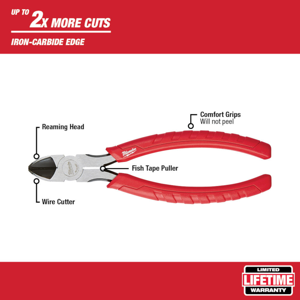 Milwaukee 48-22-6107, 7" Diagonal Cutting Pliers