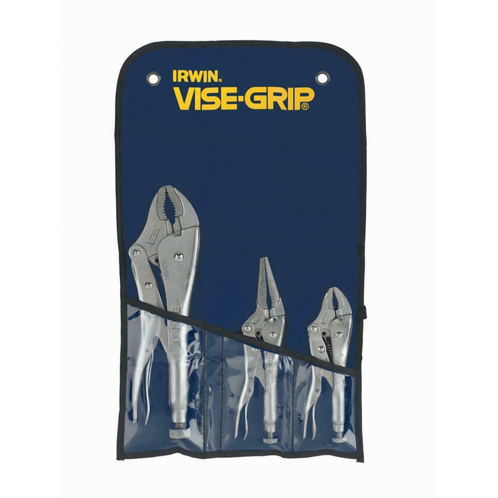 Irwin 73, Vise-Grip The Original Locking Pliers Set & Bag (10WR, 6LN, 5CR)
