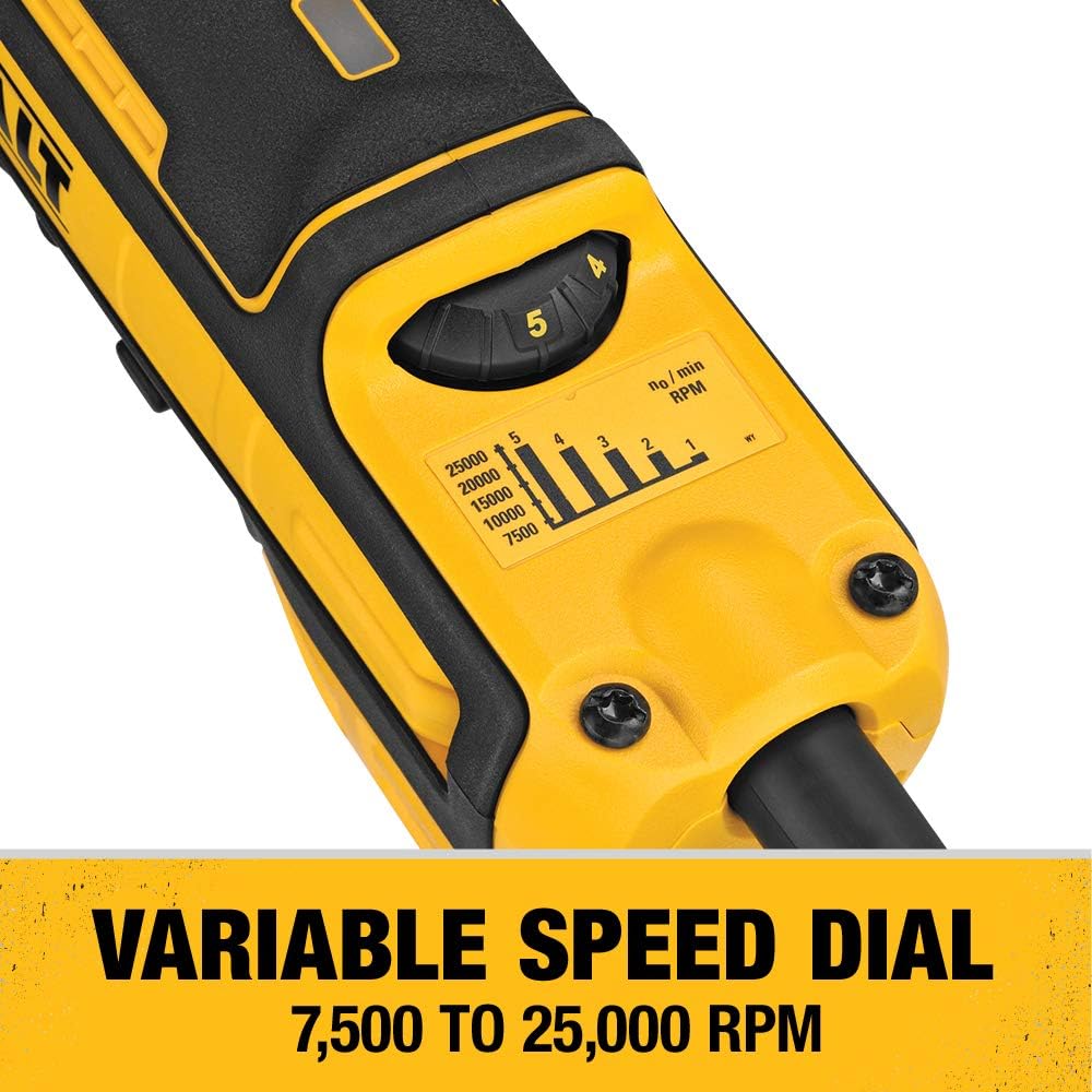 DEWALT DWE4997VS, 2" BRUSHLESS VARIABLE SPEED PADDLE SWITCH DIE GRINDER 7,500-25,000 WITH LOCK-ON