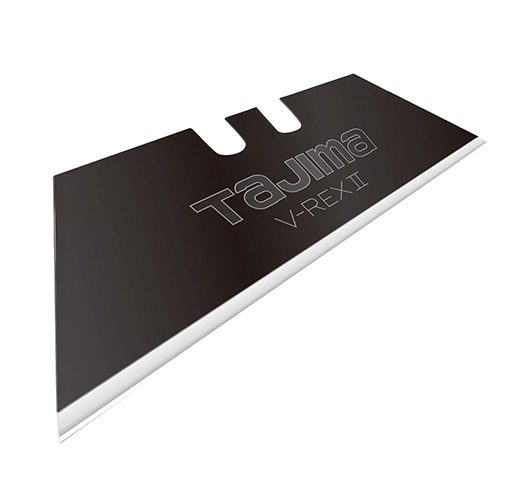 Tajima VRB2-50B, V-REX™ II, premium tempered steel utility knife blades, 50-blade safety dispenser