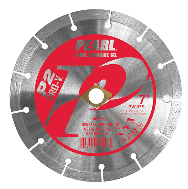 PEARL Abrasives PV009S, P2™ Pro-V™ General Purpose Saw Blade, 9 x .100 x 7/8, Dia, 5/8