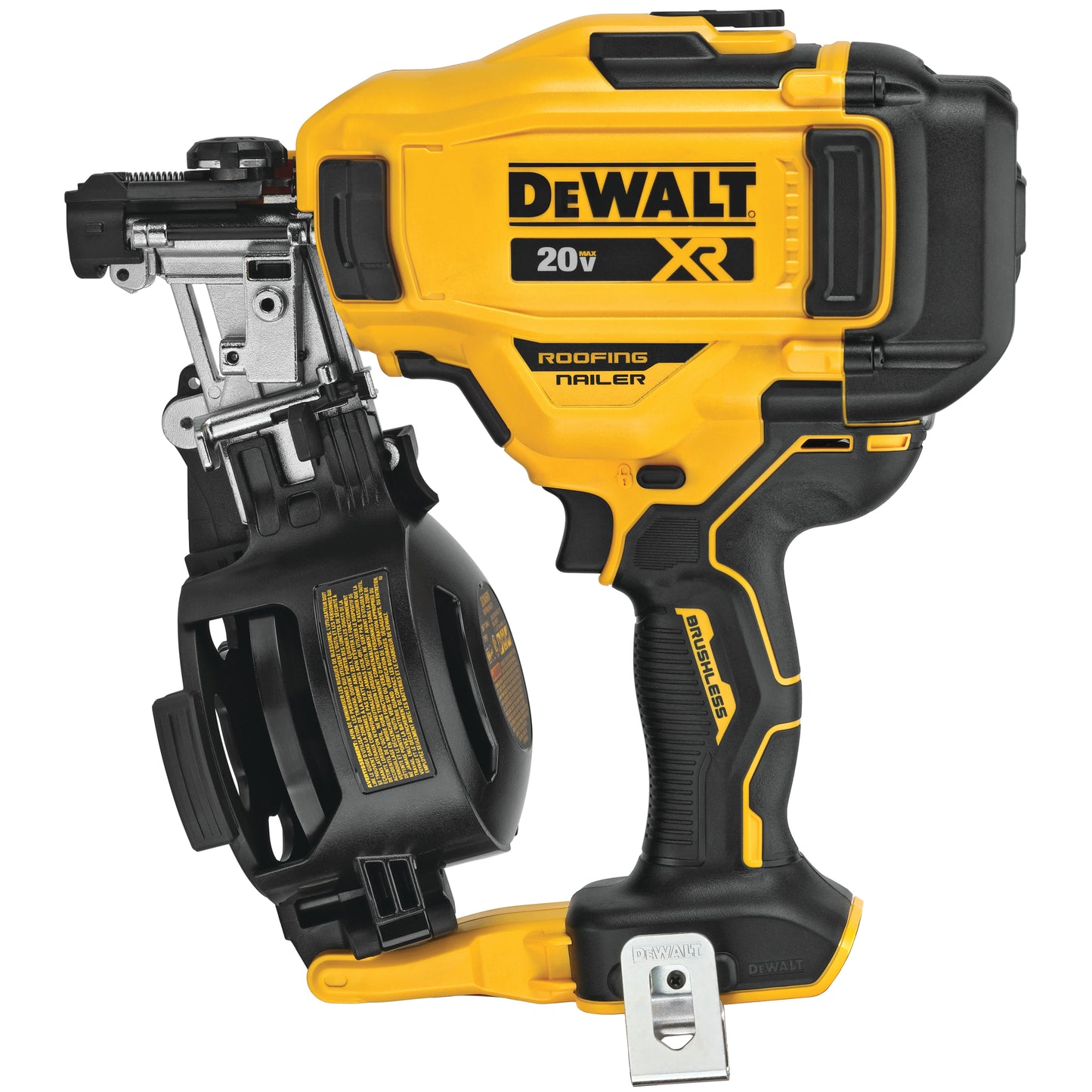 DEWALT DCN45RNB, 20V MAX 15° Coil Roofing Nailer (Tool Only)