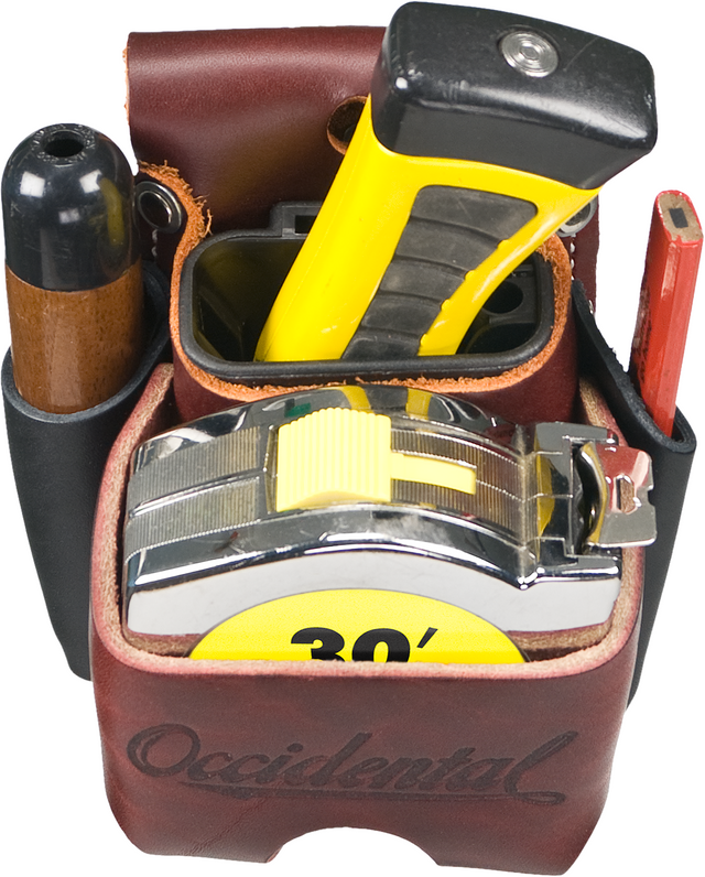 Occidental Leather 5522, Belt Worn 4 in 1 Tool/Tape Holder