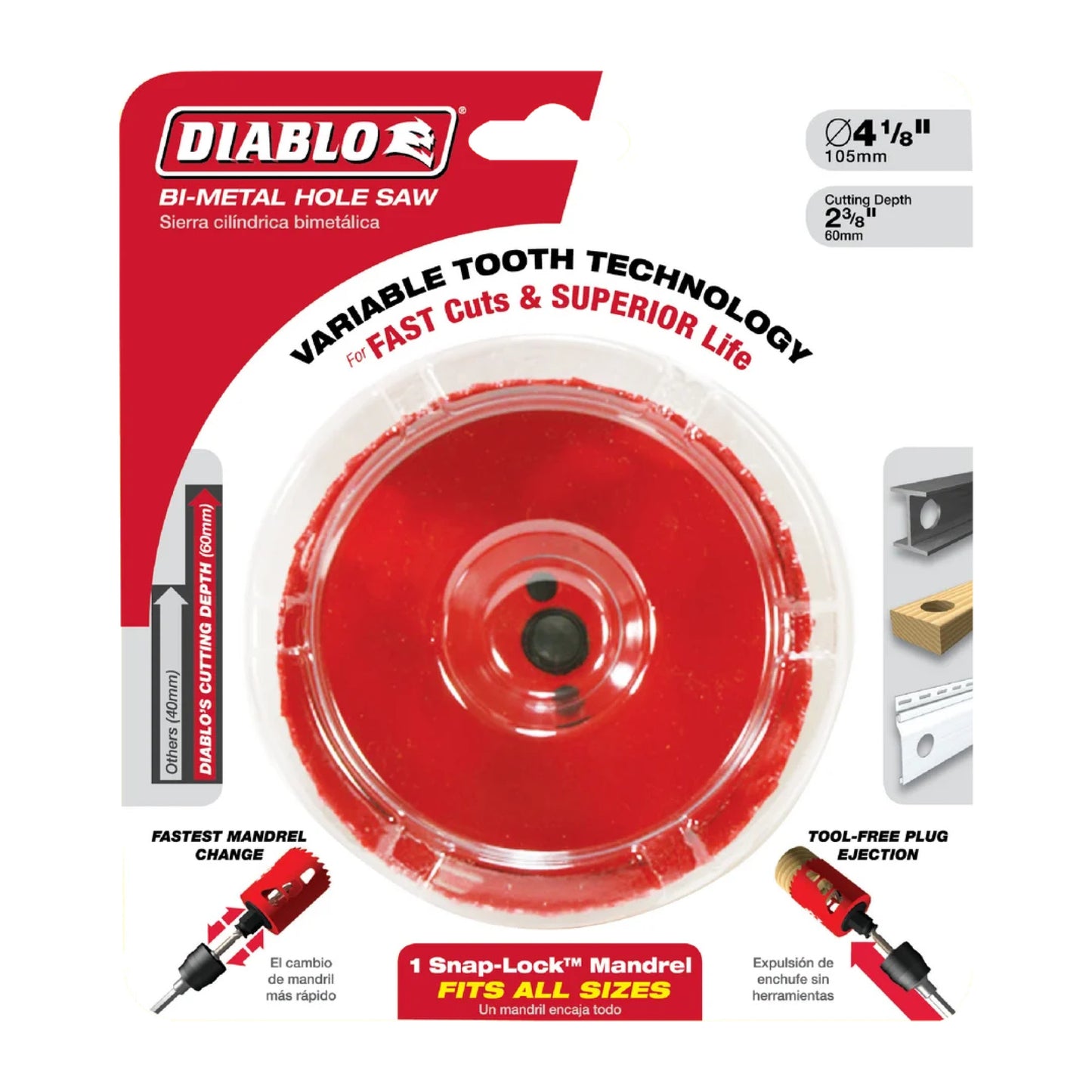 Diablo DHS4000, 4" BiM Hole Saw