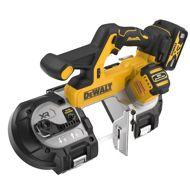 DEWALT DCS378P1, 20V MAX 3-1/4in Mid-Size Bandsaw 5.0Ah Kit