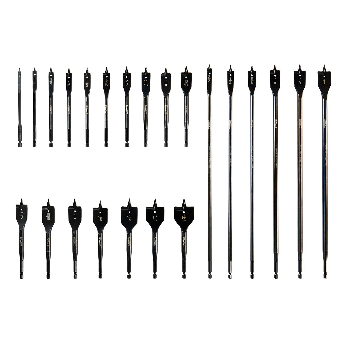 DEWALT DW1574, 1/2'' x 6'' Heavy Duty Spade Bit