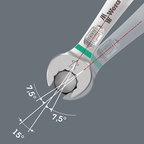 Wera 05020314001, 6005 Joker 4 Set 1 Double open end wrench set, 4 pieces