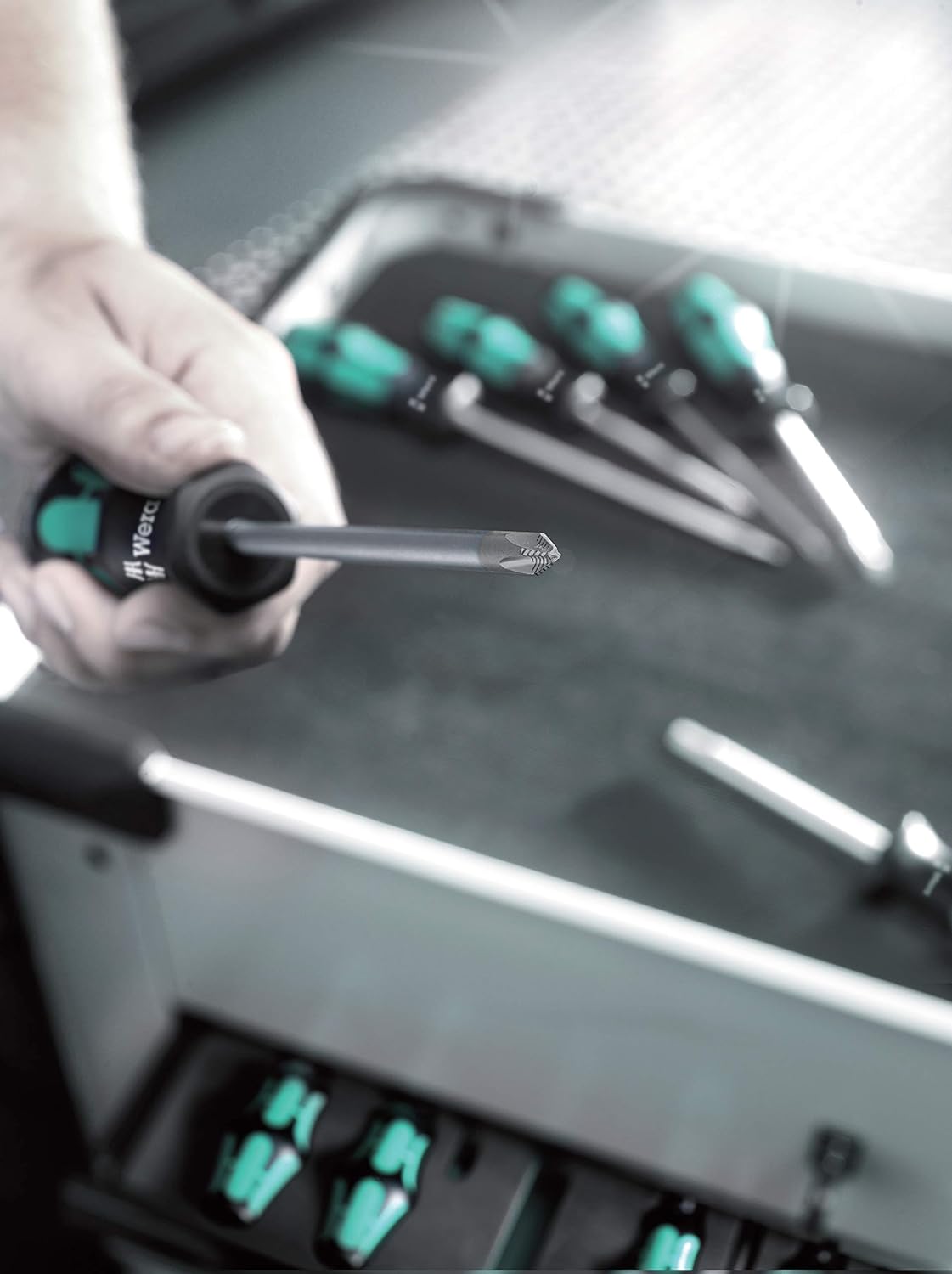 Wera 05105624001, KRAFTFORM 300/7 SET 2 SCREWDRIVER SET KRAFTFORM PLUS, TEXTILE BOX