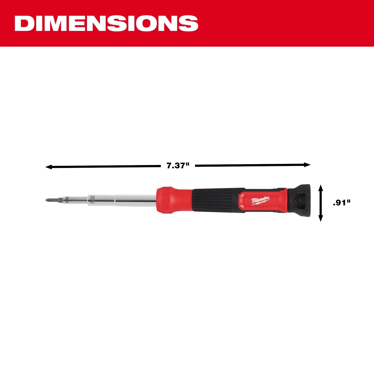 Milwaukee 48-22-2933, 14-in-1 Precision Multi-Bit Screwdriver