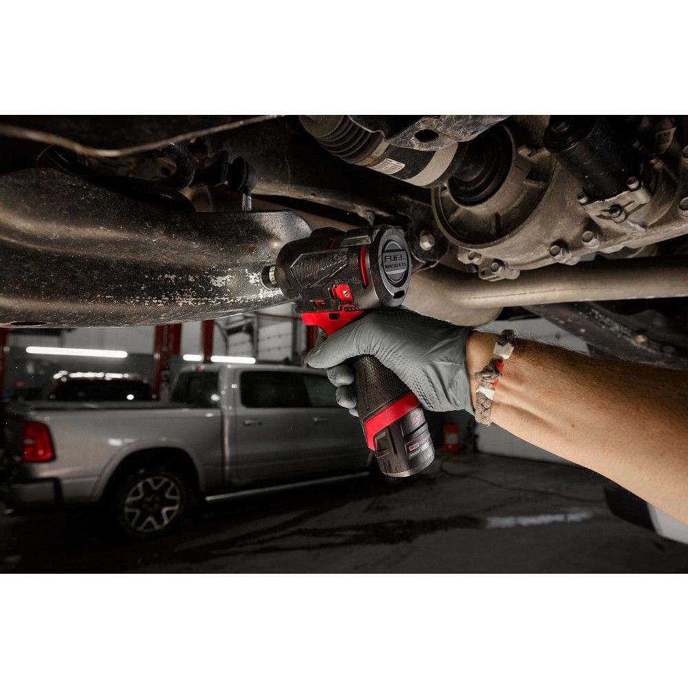 Milwaukee 49-16-3049, M12 FUEL™ 1/4" & 3/8" Subcompact Impact Wrench w/ Friction Ring Protective Boot