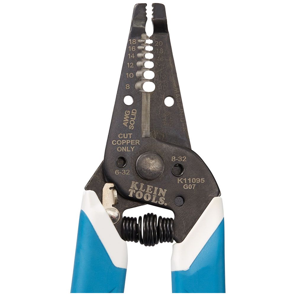 Klein Tools K11095, Klein-Kurve® Wire Stripper / Cutter, 8-20 AWG
