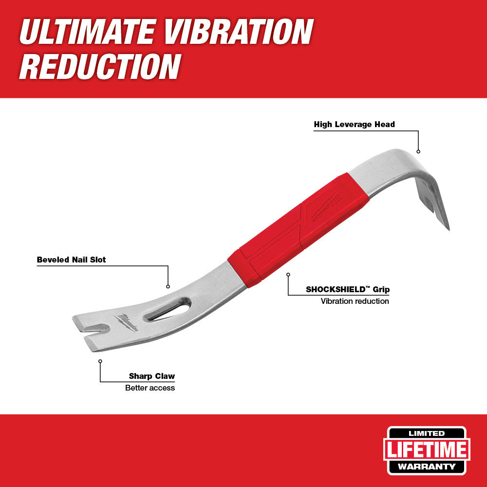 Milwaukee 48-22-9034A, 9" NAIL PULLER & 12" PRY BAR SET