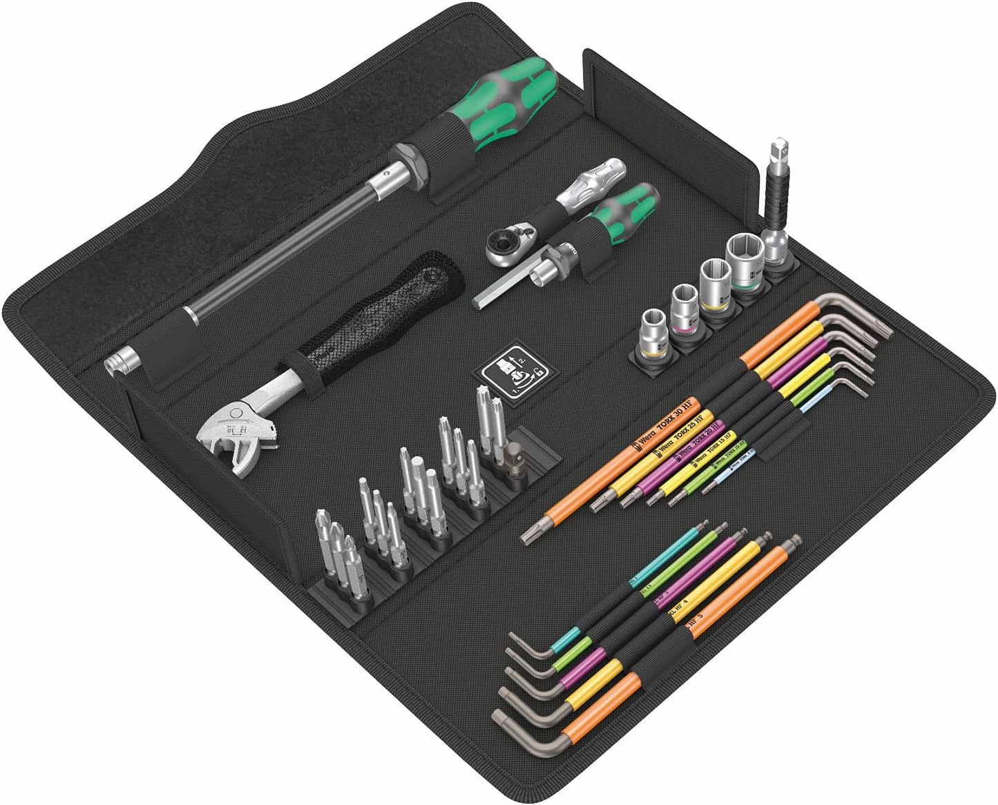 Wera 05134013001, KRAFTFORM KOMPAKT F 1 SCREWING TOOL SET FOR WINDOW MANUFACTURERS