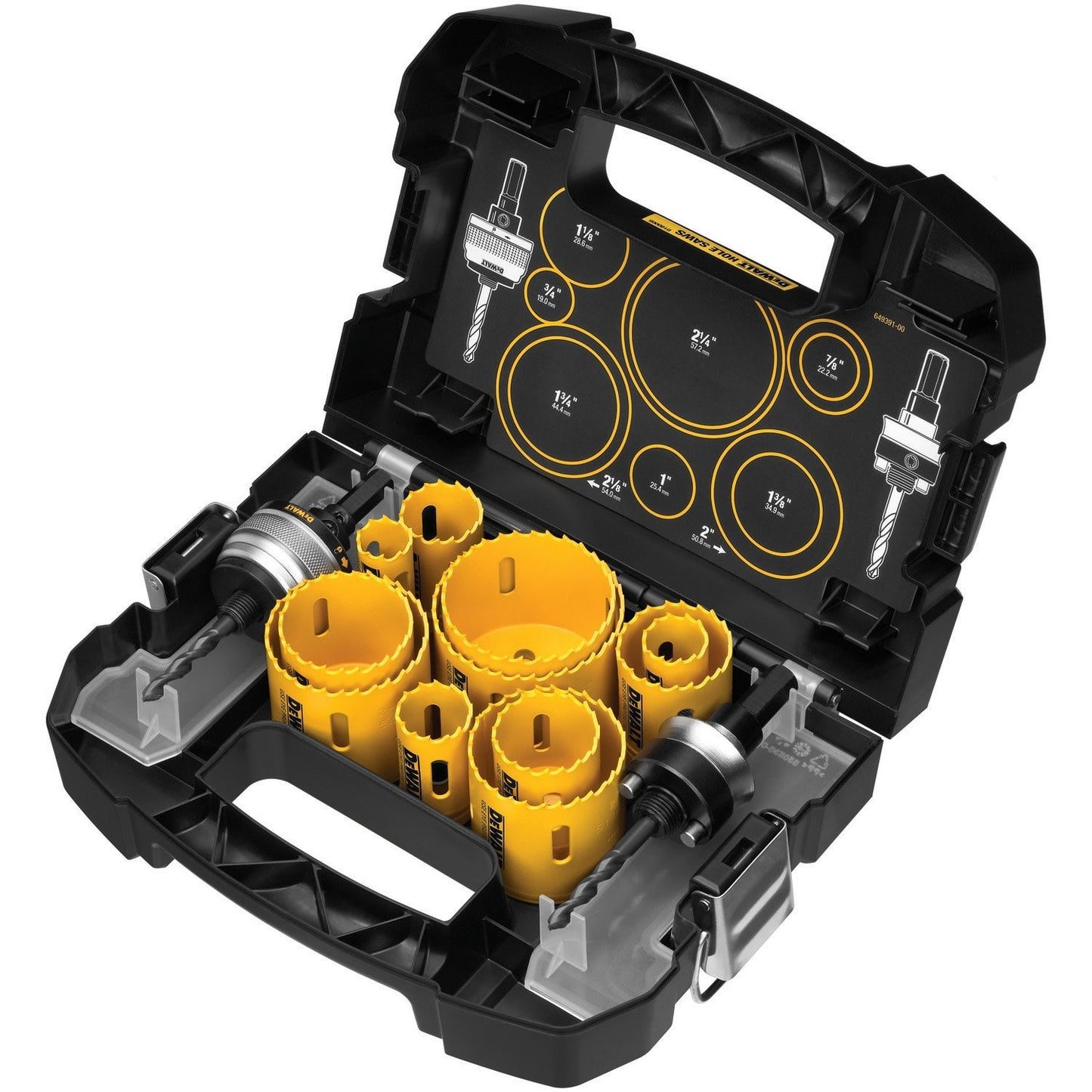 DEWALT D180005, 14 pc Master Hole Saw Kit