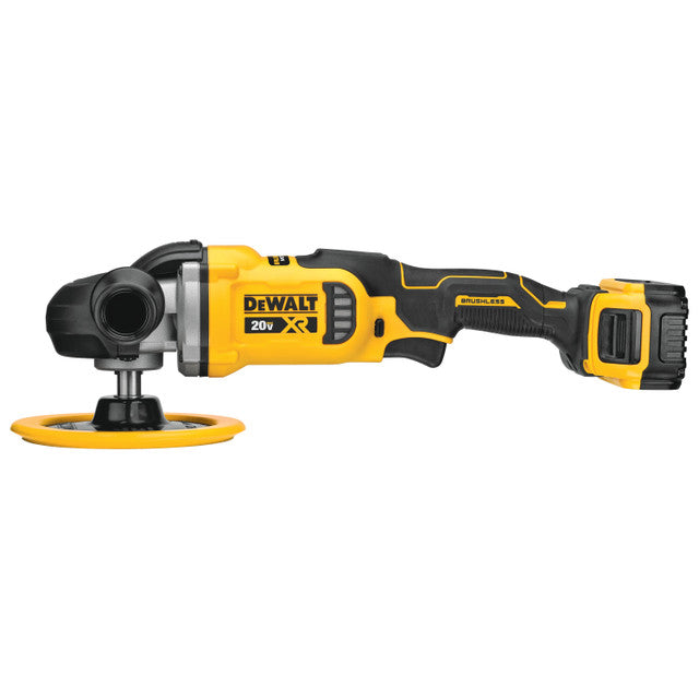 DEWALT DCM849P2, 20V MAX 7 in Cordless Variable Speed Rotary Polisher Kit