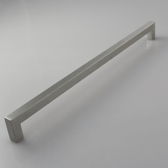 Eurofit H-502-416BSS, Handle - Square, 416mm, Satin Nickel (SYMMETRY)