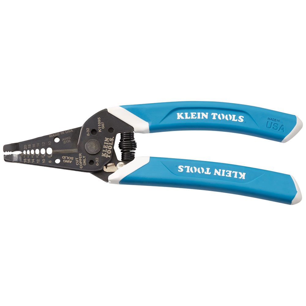 Klein Tools K11095, Klein-Kurve® Wire Stripper / Cutter, 8-20 AWG