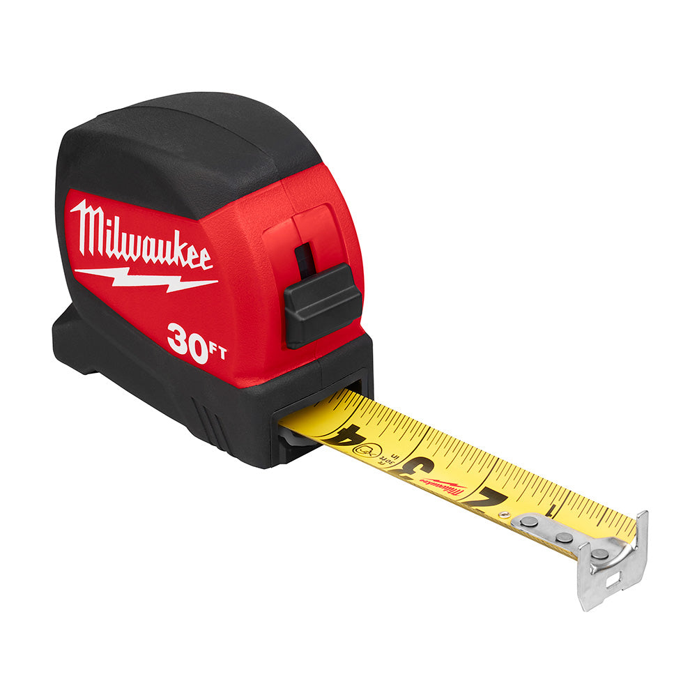 Milwaukee 48-22-0430, 30FT COMPACT WIDE BLADE TAPE MEASURE