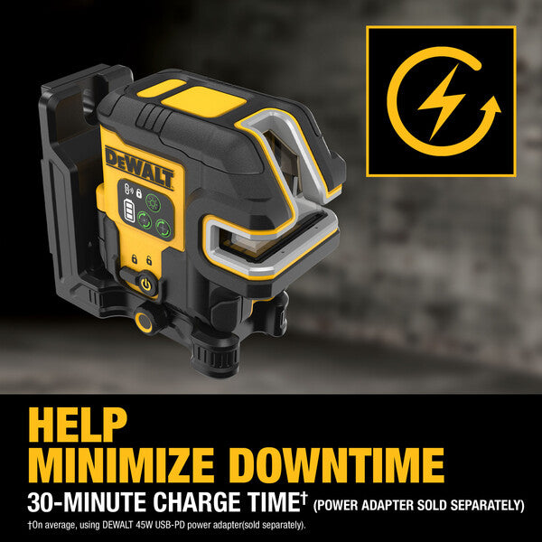 DEWALT DCLE14221GB, Rechargable 2 Spot Combo Laser