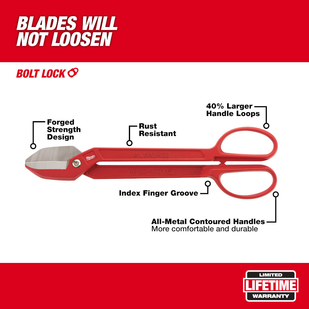 Milwaukee 48-22-4001, 16" Bulldog Tinner