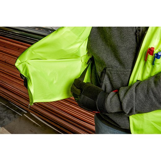 Milwaukee 48-73-5061, High Visibility Yellow Safety Vest - S/M (CSA)