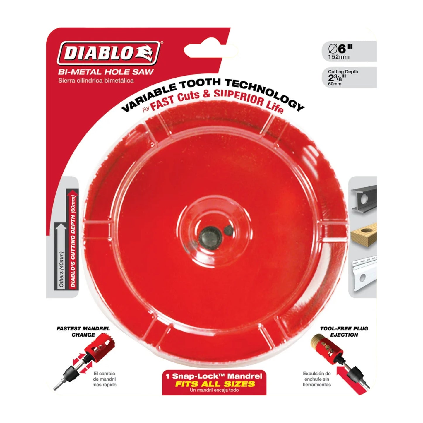 Diablo DHS5000, 5" BiM Hole Saw