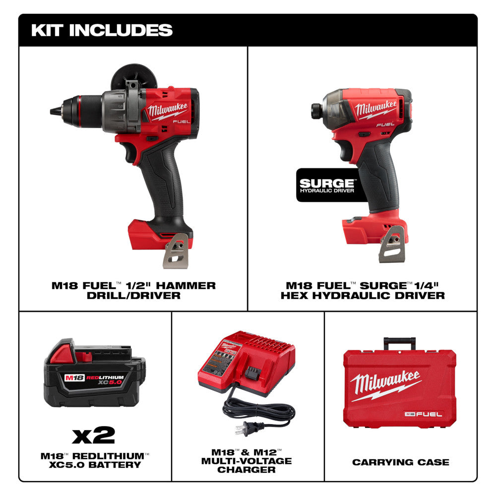 Milwaukee 3699-22, M18 FUEL™ 2-Tool Combo Kit