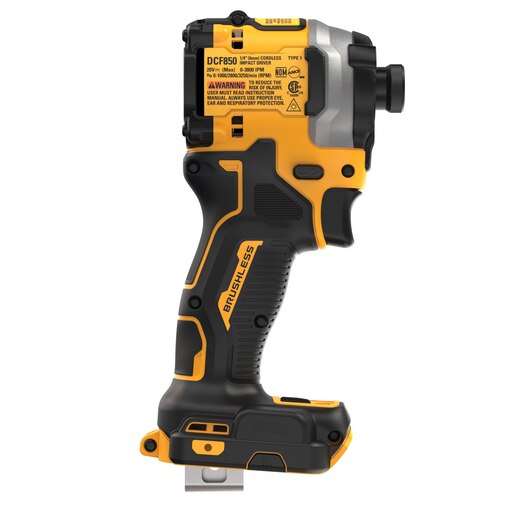DEWALT DCF850B, Atomic 20V MAX* 1/4 in. Brushless Cordless 3-Speed Impact Driver (Tool Only)